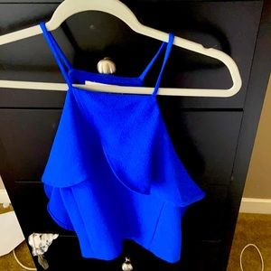 South Moon Under Size Small Royal Blue Tank Top